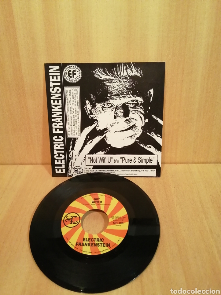 Discos de vinilo: Electric Frankenstein. Not wit u. Pure & Simple. - Foto 2