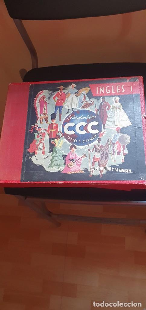 Discos de vinilo: Discos Curso ingles , poliglophone CCC - Foto 1