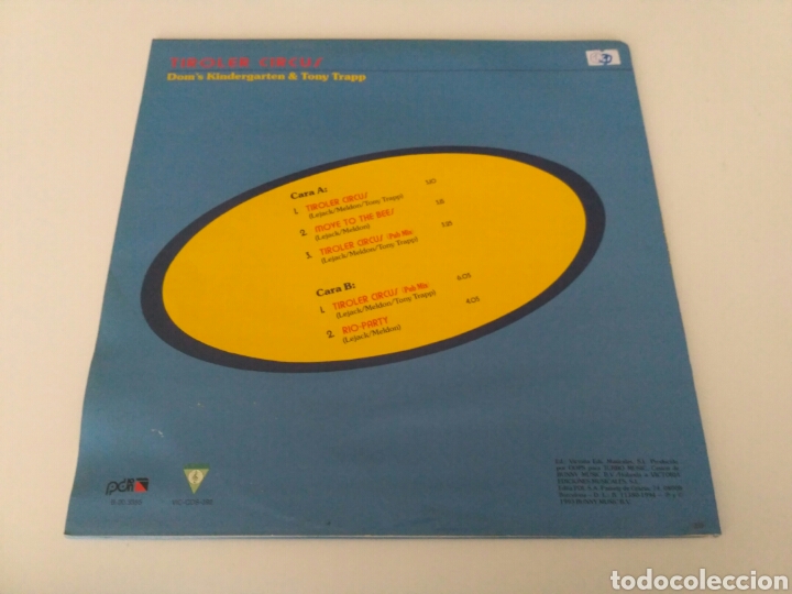 Discos de vinilo: Doms Kindergarten & Tony Trapp - Tiroler Circus - Foto 2