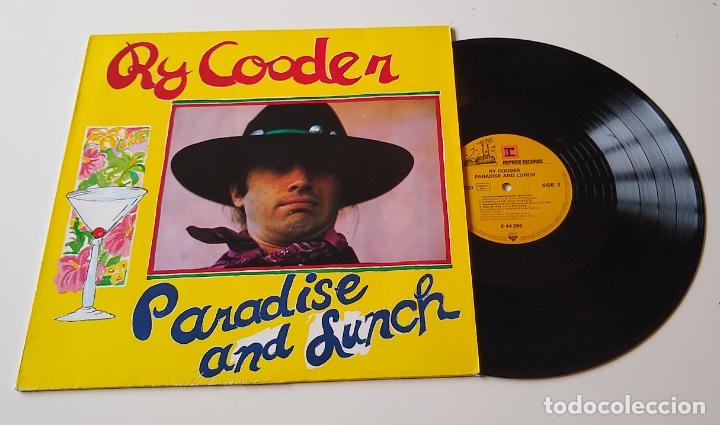 Discos de vinilo: RY COODER. PARADISE AND LUNCH. LP - Foto 1