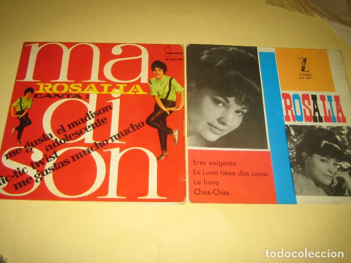 Discos de vinilo: ROSALIA - LOTE DE DOS CARTULAS SIN DISCO - Foto 1