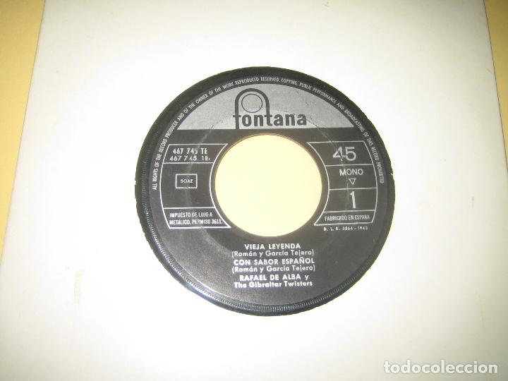 Discos de vinilo: RAFAEL DE ALBA Y THE GIBRALTAR TWISTERS - Foto 1