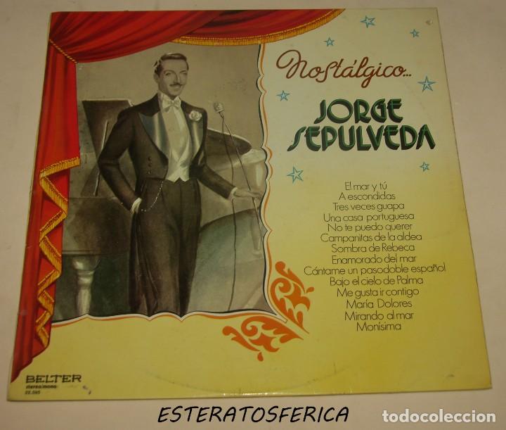 Discos de vinilo: JORGE SEPULVEDA - NOSTALGICO - BELTER 1971 - Foto 1