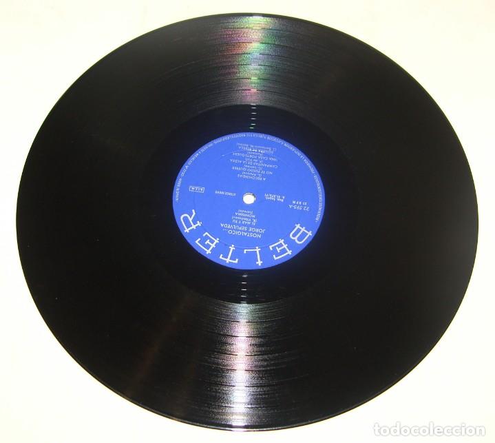 Discos de vinilo: JORGE SEPULVEDA - NOSTALGICO - BELTER 1971 - Foto 4