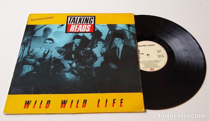 Discos de vinilo: TALKING HEADS. WILD WILD LIFE. MAXISINGLE - Foto 1
