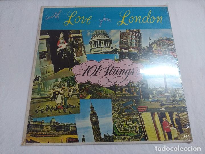 Discos de vinilo: VINILO/101 STRINGS/WITH LOVE FROM LONDON/PRECINTADO&iexcl;&iexcl;&iexcl;. - Foto 1