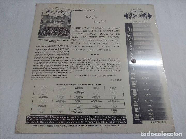 Discos de vinilo: VINILO/101 STRINGS/WITH LOVE FROM LONDON/PRECINTADO&iexcl;&iexcl;&iexcl;. - Foto 2