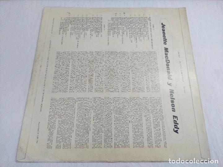 Discos de vinilo: VINILO/JEANETTE MACDONALD/NELSON EDDY. - Foto 3