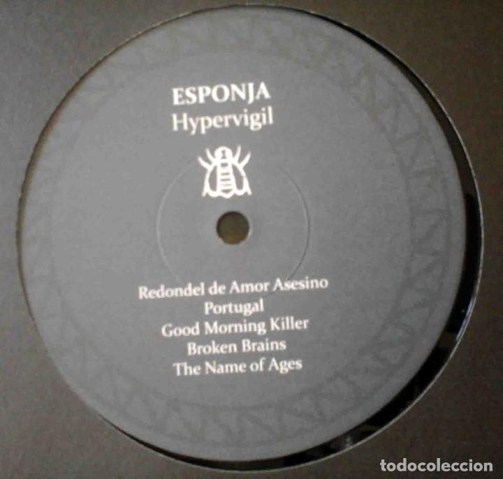 Discos de vinilo: Esponja - Hypervigil - Blind Records 2011 - Foto 3