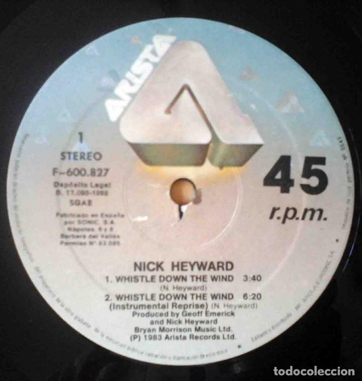 Discos de vinilo: Nick Heyward - Whistle down the wind / Atlantic Monday. - Foto 3