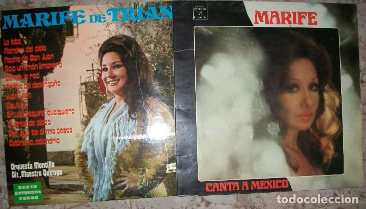Discos de vinilo: Discos (Marife de Triana 2 Lps) - Foto 1