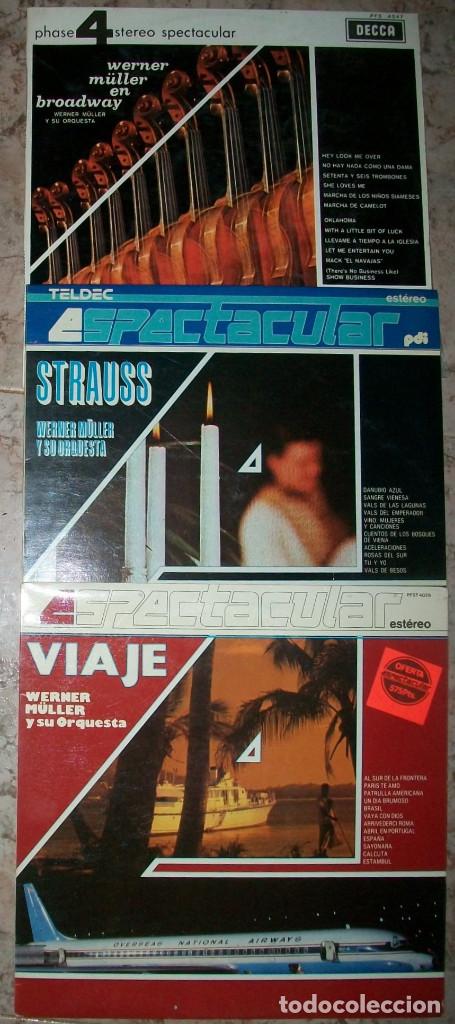 Discos de vinilo: Discos (Werner Muller 3 Lps) (Orquesta) - Foto 1