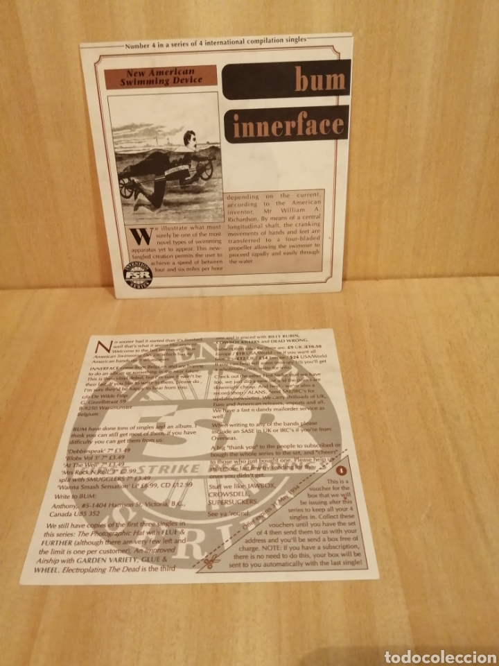 Discos de vinilo: BUM. Innerface. E.P. Compartido. - Foto 3