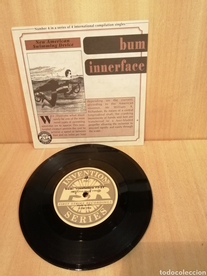 Discos de vinilo: BUM. Innerface. E.P. Compartido. - Foto 1