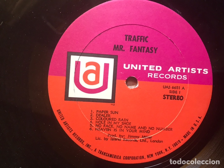 Discos de vinilo: Mr. Fantasy. Traffic - Foto 4