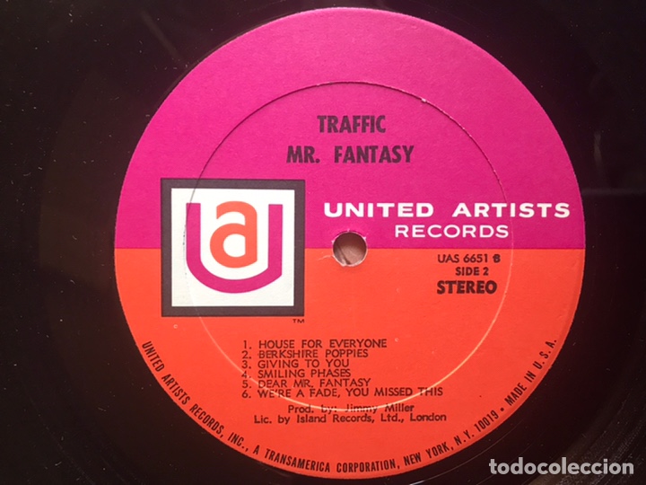 Discos de vinilo: Mr. Fantasy. Traffic - Foto 6