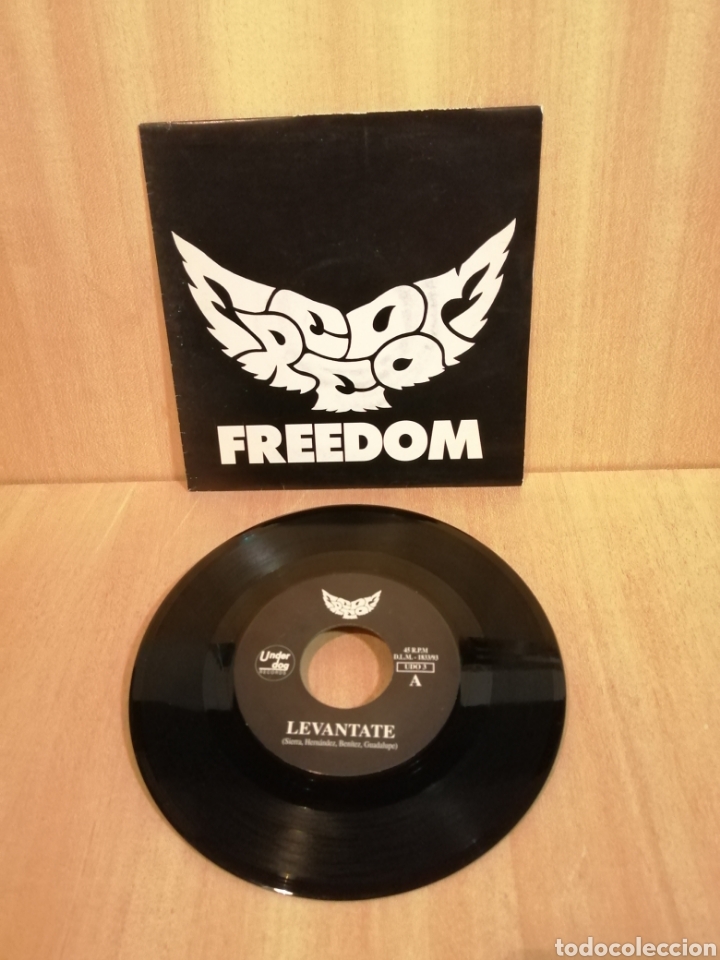 Discos de vinilo: Freedom. Lev&aacute;ntate, Sin mirar atr&aacute;s. - Foto 1