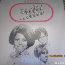 Discos de vinilo: DIANA ROSS AND THE SUPREMES - ANTHOLOGY TRIPLE LP - MOTOWN 1974 CON LIBRETO- TRIFOLD COVER. Lote 206771448