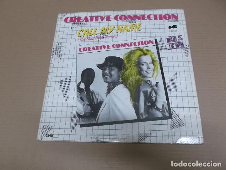 Discos de vinilo: CREATIVE CONNECTION (MX) CALL MY NAME +1 TRACK A&Ntilde;O 1985 - Foto 1