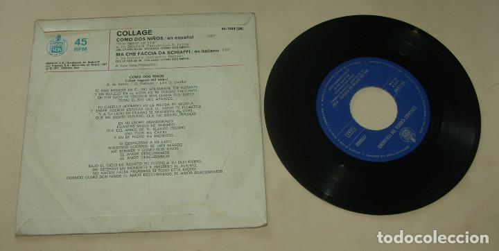 Discos de vinilo: COLLAGE - COMO DOS NI&Ntilde;OS - HISPAVOX 1977 - EN ESPA&Ntilde;OL - Foto 2