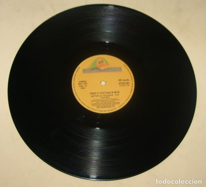 Discos de vinilo: 2-4-U - BETTER LET YOU KNOW - BOY RECORDS 1991 - Foto 3