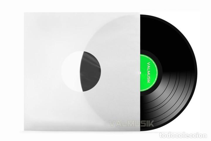 Discos de vinilo: 25 FUNDAS INTERIORES DE PAPEL + ANTIEST&Aacute;TICO PARA DISCOS DE VINILO LP Y 12&rdquo; MAXISINGLE - NUEVAS -