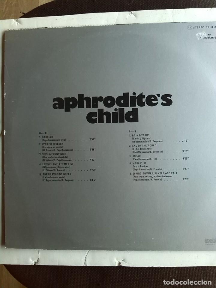 Discos de vinilo: APRODITE&acute;S CHILD - DISCO DE ORO 1980 - Foto 2