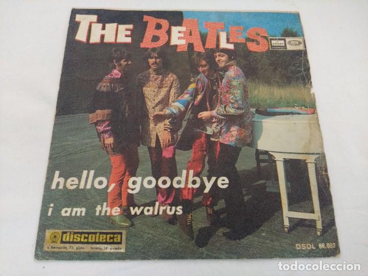 Discos de vinilo: SINGLE THE BEATLES/HELLO,GOODBYE. - Foto 1