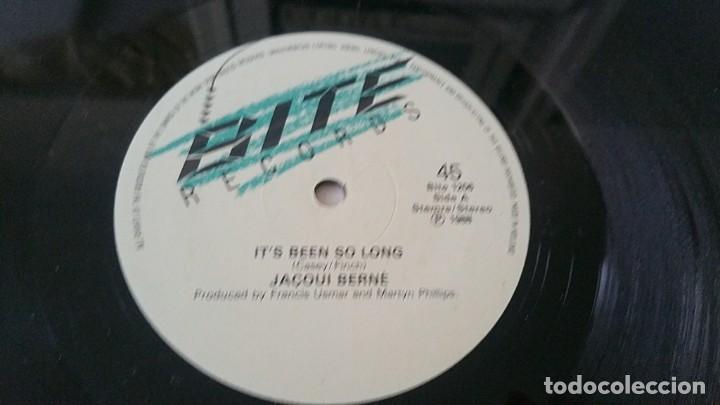 Discos de vinilo: MAXI JACQUI BERNE BEEN SO LONG Bite Records - Foto 3
