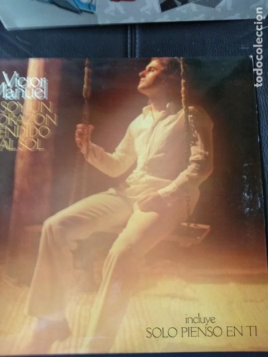 Discos de vinilo: V&iacute;ctor Manuel - Soy un coraz&oacute;n tendido al sol - Foto 1