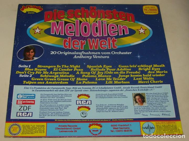 Discos de vinilo: DIE SCH&Ouml;NSTEN MELODIEN DER WELT - ARCADE GERMANY - Foto 2