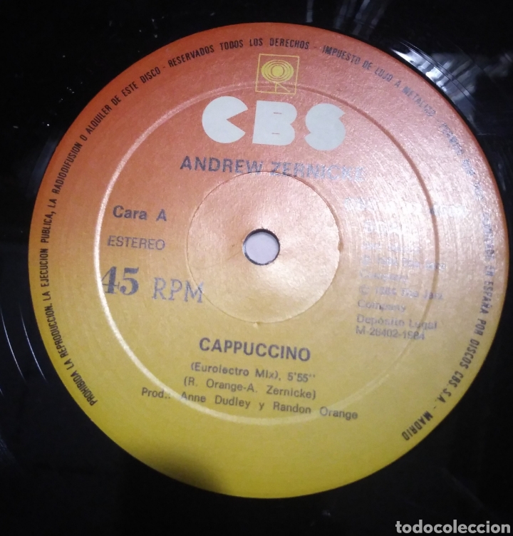 Discos de vinilo: Andrew Zernicke - Cappuccino - Foto 2