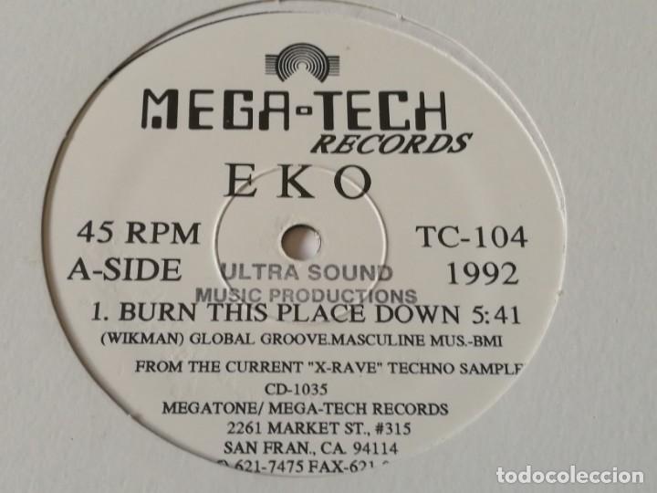 Discos de vinilo: E K O - Burn This Place Down - 1992 - Foto 1