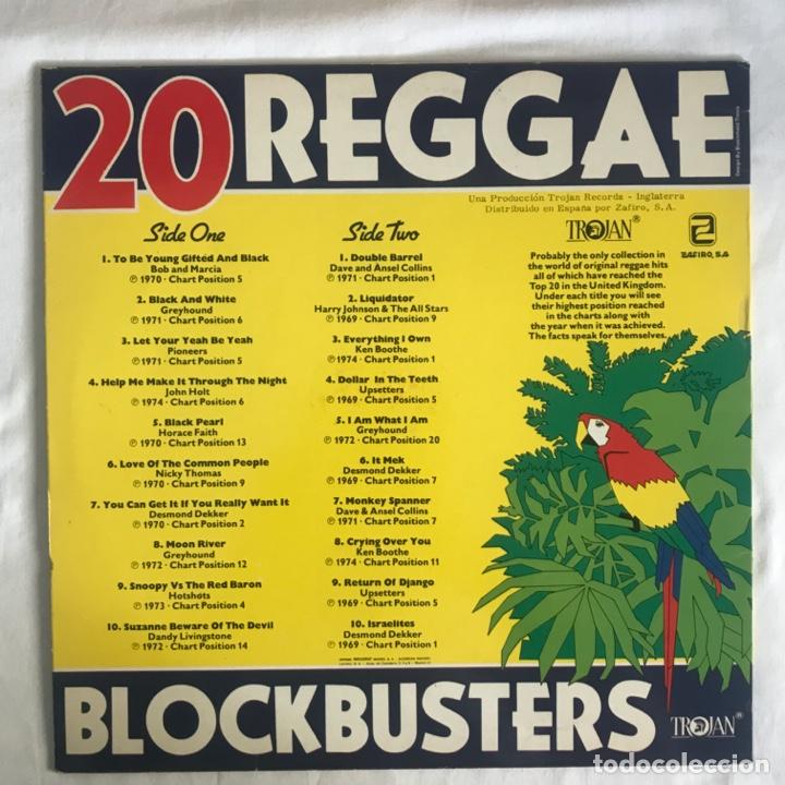 Discos de vinilo: 20 Reggae Blockbusters 2LPs MUY NUEVOS DISCO - Foto 3