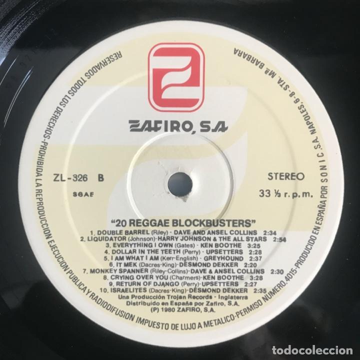 Discos de vinilo: 20 Reggae Blockbusters 2LPs MUY NUEVOS DISCO - Foto 4