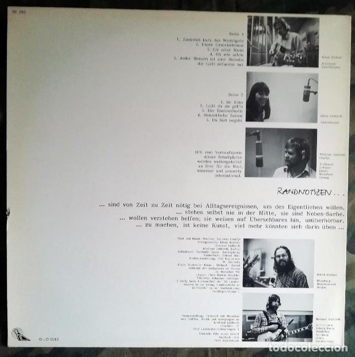 Discos de vinilo: Daffy &ndash; Randnotizen LP, Germany 1981 Blues Rock - Foto 2