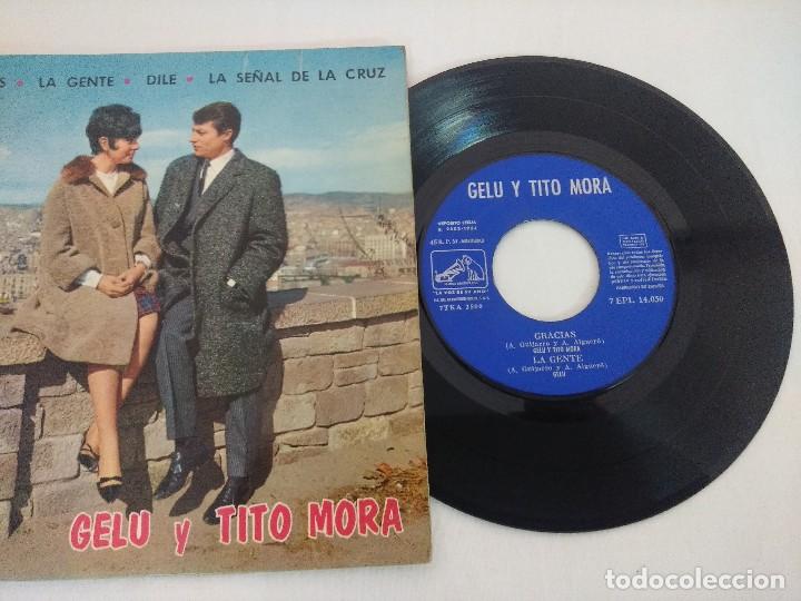 Discos de vinilo: SINGLE/GELU Y TITO MORA. - Foto 2
