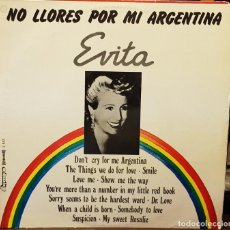 Discos de vinilo: NO LLORES POR MI ARGENTINA - EVITA