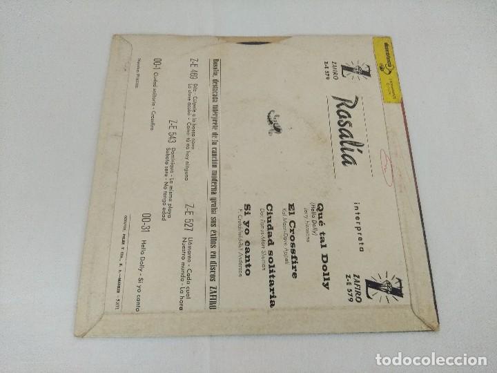 Discos de vinilo: SINGLE/ROSALIA/SI CANTO. - Foto 3