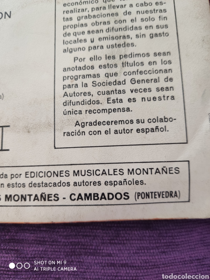 Discos de vinilo: SINGLE, LOS PICCOLOS, MUY ESCASO, PERFECTO - Foto 4
