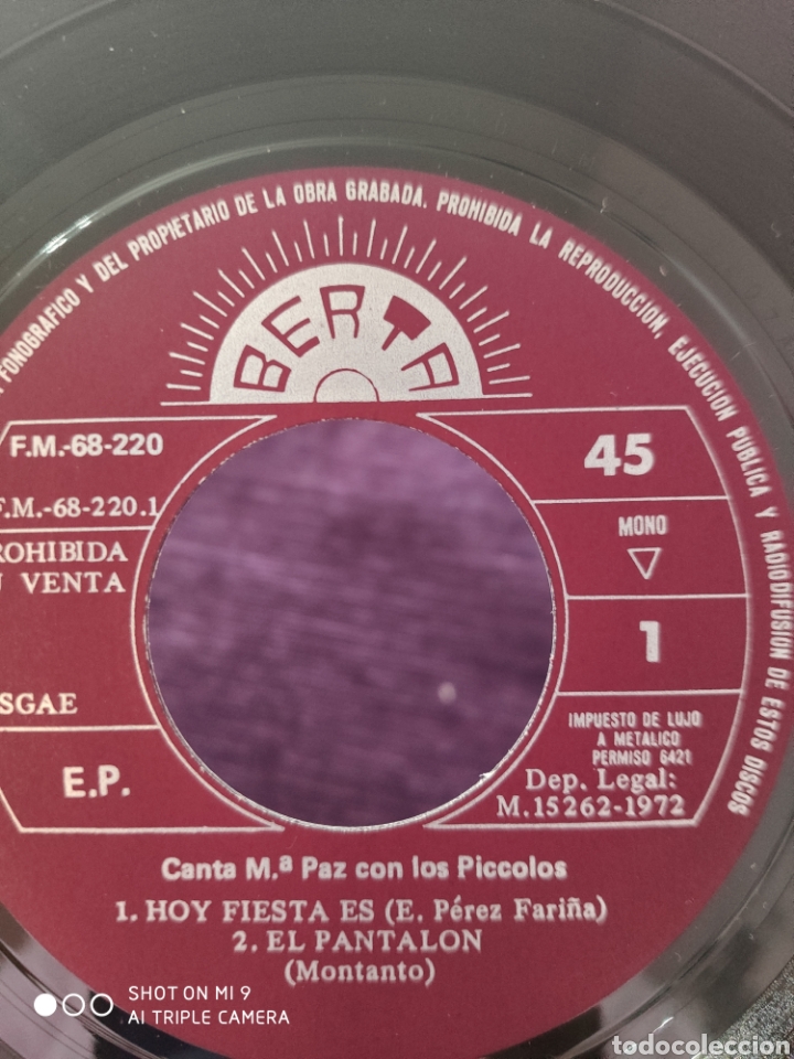 Discos de vinilo: SINGLE, LOS PICCOLOS, MUY ESCASO, PERFECTO - Foto 11