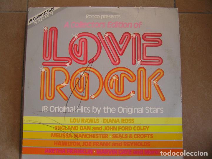 Discos de vinilo: Various &lrm;&ndash; Love Rock - Ronco &lrm; 1980 - LP - PR - Foto 1