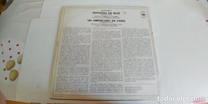Discos de vinilo: UN AMERICANO EN PARIS-LP LEONARD BERNSTEIN - Foto 2
