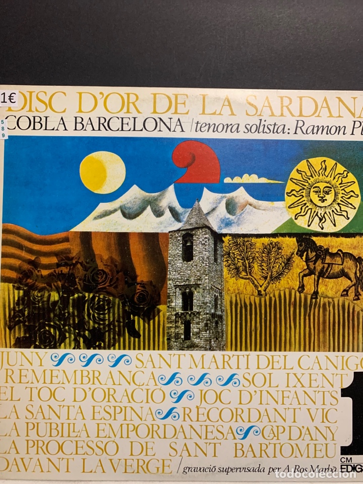 Discos de vinilo: (VIN589) DISC DOR DE LA SARDANA ( vinilo de Segunda mano )