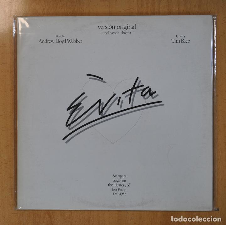 Discos de vinilo: ANDREW LLOYS WEBBER / TIM RICE - EVITA - GATEFOLD - 2 LP - Foto 1