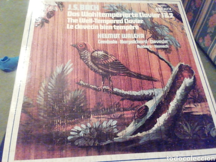 Discos de vinilo: Bach. El clave bien temperado. Walcha. Vinilo estuche 5 discos. - Foto 1