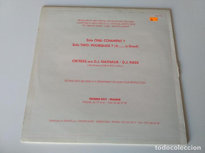 Discos de vinilo: ObSess - Comment ? Pourquoi ? - Foto 2