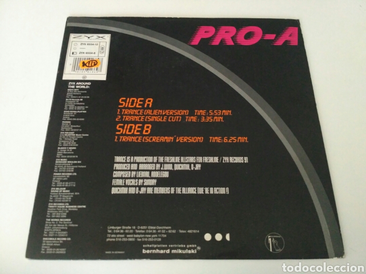 Discos de vinilo: Pro-A - Trance - Foto 2