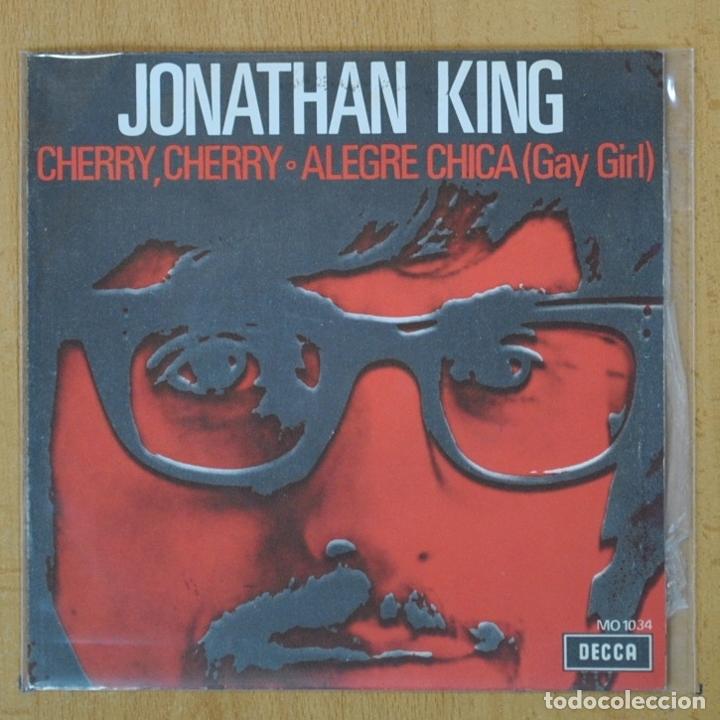 Discos de vinilo: JONATHAN KING - CHERRY CHERRY / ALEGRE CHICA - SINGLE - Foto 1