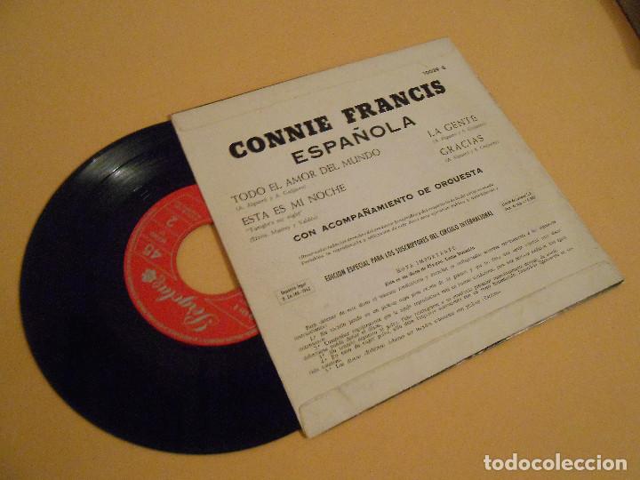 Discos de vinilo: CONNIE FRANCIS ESPA&Ntilde;OLA. 1965 - Foto 2